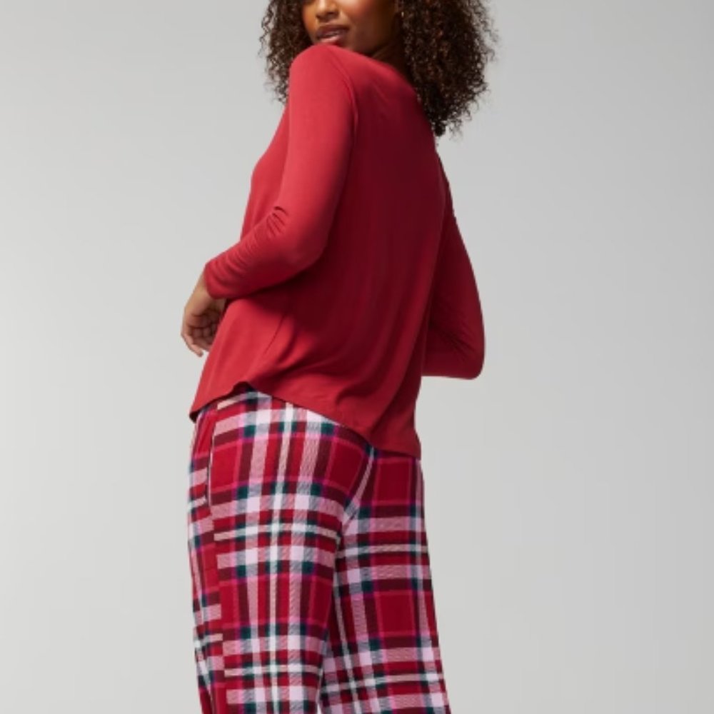 NWT Soma COOL NIGHTS Long Sleeve Pj Set - Picture 4 of 6